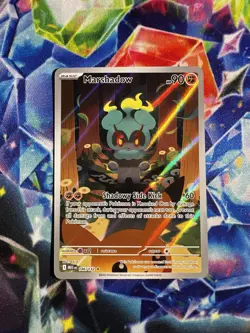 Pokemon TCG Mega Evolution Marshadow 146/132 Illustration Rare LP - Image 1