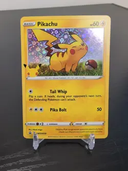 Pokemon Pikachu Black Star General Mills Promo SWSH039 Holo - NM - Image 1