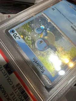 2023 POKEMON SVP EN BLACK STAR PROMO 151 POSTER SQUIRTLE PSA 10 DOUBLE SWIRL - Image 4
