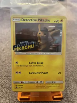 Pokemon Detective Pikachu #190 Sun&Moon Black Star Promo Holo 2019 Sealed - Image 1