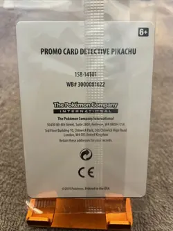 Pokemon Detective Pikachu #190 Sun&Moon Black Star Promo Holo 2019 Sealed - Image 2