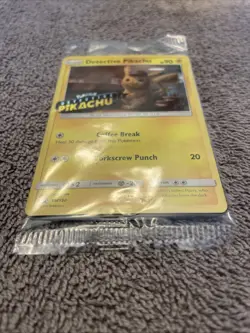 Pokemon Detective Pikachu #190 Sun&Moon Black Star Promo Holo 2019 Sealed - Image 3