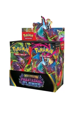 PRESALE ✅ Pokemon TCG: Mega Evolution-Phantasmal Flames Booster Display Box - Image 1