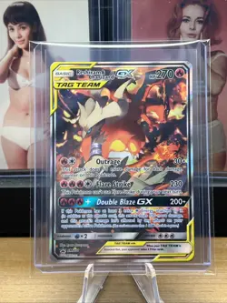 Pokemon Reshiram & Charizard GX - SM201 - SM Black Star Promo LP, English - Image 1