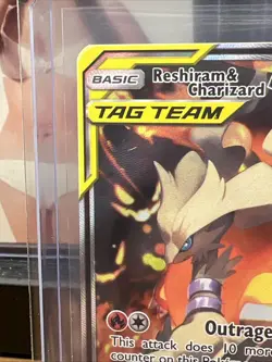 Pokemon Reshiram & Charizard GX - SM201 - SM Black Star Promo LP, English - Image 4