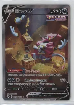 Full Art - Hoopa V Pokemon Sword & Shield Crown Zenith Galarian Gallery #GG53 - Image 1