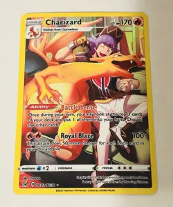 Pokemon TCG Charizard Lost Origin Trainer Gallery Holo English TG03/TG30 - Image 1