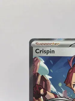 Pokemon TCG Crispin 164/142 Stellar Crown NM Full Art HOLO Ultra Rare - Image 3