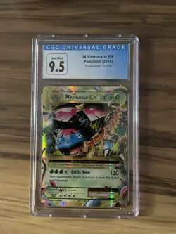 Pokemon XY Evolutions Mega Venusaur Charizard Blastoise CGC 9.5 Blue Labe/CGC 10 - Image 4