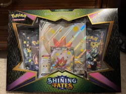 Pokemon TCG Shining Fates Shiny Eldegoss V Collection Box Factory Sealed - Image 1