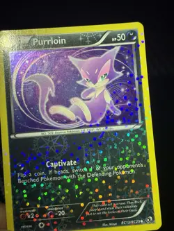 Purrloin RC13/RC25 Legendary Treasures Radiant Collection 2013 Pokemon Card VLP - Image 1