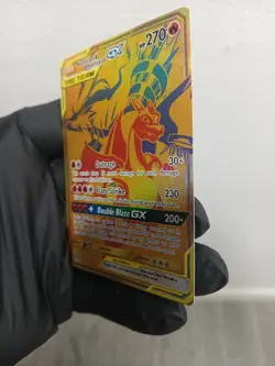 Pokemon Reshiram & Charizard GX Tag Team Holo Trading Card SM247 Promo - Image 5