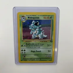 1999 Pokemon TCG Nidoqueen Holo Rare Unlimited Holo, Jungle Card 7/64 - Image 1
