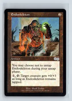 ENDOSKELETON - MTG Magic the Gathering Card - Urza's Saga - Uncommon - Image 1