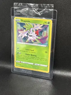 Shaymin 015/185 SWSH Vivid Voltage Cosmos Holo Promo Pokemon Card Sealed - NM - Image 2