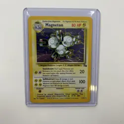 Magneton 11/62 Fossil Holo Rare WotC 1999 Vintage Pokemon TCG Card - Image 1