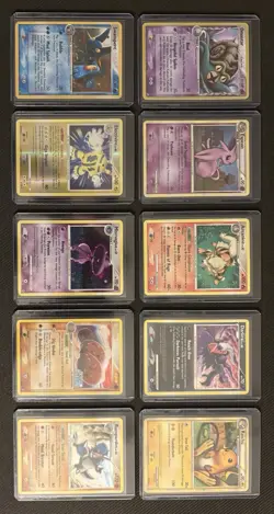 Pokemon TCG Card Lot 10x Rare Holo Espeon Swampert Darkrai Raichu And More - Image 1