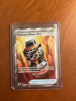 Premium Power Pro 174/132 Pokemon TCG Card Mega Evolution Full Art - In Hand - Image 1
