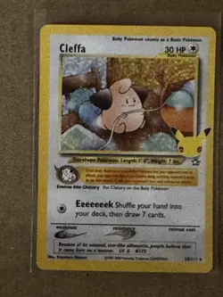 HOLO Cleffa 20/111 - NM / M - Pokemon 25th Celebrations Secret Rare Classic Card - Image 1