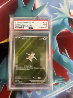 Slakoth 212/191 Surging Sparks PSA Graded 9 Pokemon Trading Card Game - Image 1