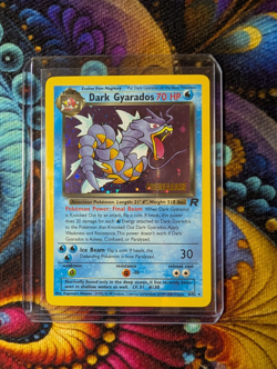 Holographic Dark Gyarados Pokemon Card Prerelease Promo Holo - Image 1