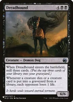 Dreadhound x1 1x Mystery Booster 2 NM MTG - Image 1