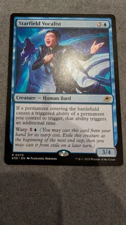 MTG - Starfield Vocalist R Edge of Eternities #78 NM Magic Rare - Image 1