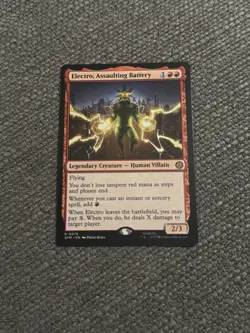 MAGIC MTG MARVEL SPIDER-MAN 0076 R ELECTRO, ASSAULTING BATTERY - Image 1