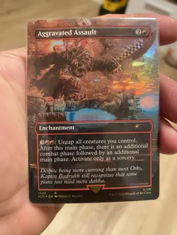 Aggravated Assault (Borderless) -Foil Near Mint MTG Secret Lair - Image 3