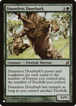 MTG Dauntless Dourbark, The List-LWR #203, Creature, Excellent Condition MTG - Image 1