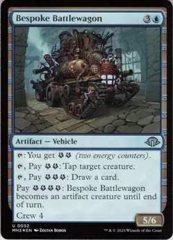 Bespoke Battlewagon U Modern Horizons 3 52 NM Foil MTG - Image 1
