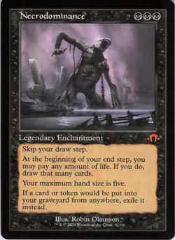 Necrodominance (Retro Frame) M Modern Horizons 3 411 NM Normal MTG - Image 1