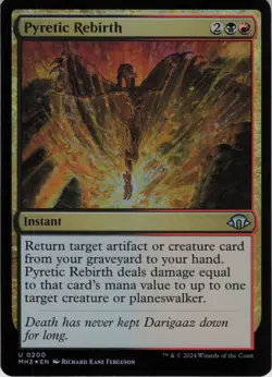 Pyretic Rebirth U Modern Horizons 3 200 NM Foil MTG - Image 1