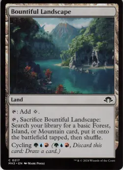 Bountiful Landscape C Modern Horizons 3 217 NM Normal MTG - Image 1