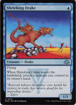 Shrieking Drake U Modern Horizons 3 272 NM Normal MTG - Image 1