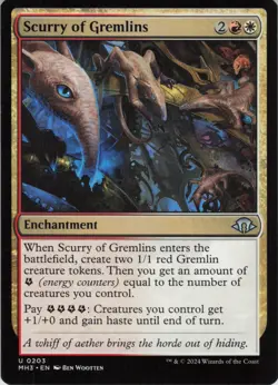 Scurry of Gremlins U Modern Horizons 3 203 NM Normal MTG - Image 1