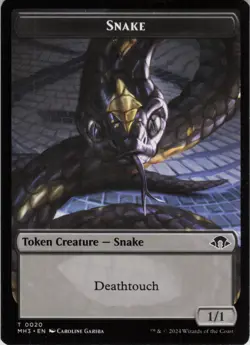 Snake Token T Modern Horizons 3 20 NM MTG - Image 1