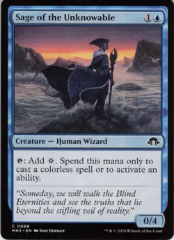 Sage of the Unknowable C Modern Horizons 3 68 NM Normal MTG - Image 1