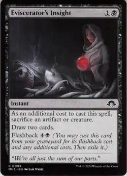 Eviscerator's Insight C Modern Horizons 3 93 NM Normal MTG - Image 1