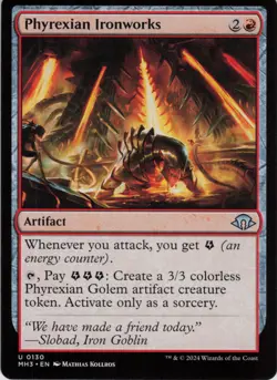 Phyrexian Ironworks U Modern Horizons 3 130 NM Normal MTG - Image 1