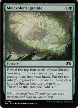 Malevolent Rumble C Modern Horizons 3 161 NM Normal MTG - Image 1