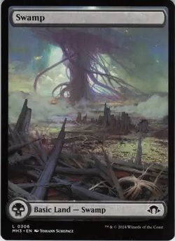 Swamp (0306) L Modern Horizons 3 306 NM Normal MTG - Image 1