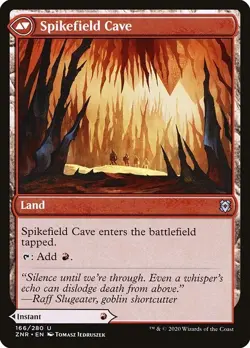 Spikefield Hazard / Cave 2x FOIL ZNR MTG Zendikar Rising Uncommon MINT red - Image 2