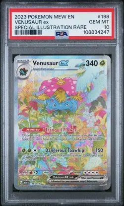 SEQUENTIAL PSA 10 VENUSAUR EX 198 & 200 151 US & JAPANESE POKEMON GEM MINT - Image 3