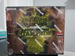 Yugioh Quarter Century STAMPEDE Booster Box 1st Edition Brand New 24 Packs - Image 1