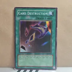 Card Destruction SDY-042 Super Rare Holo Unlimited Edition Yugioh - Image 1
