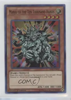 Manju of the Ten Thousands Hands 1st Ed. YuGiOh Hidden Summoners #HISU-EN047 - Image 1