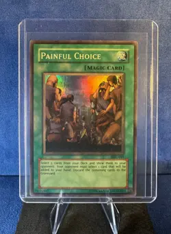 Yugioh Painful Choice MRL-049 Super Rare Original Print - Image 1