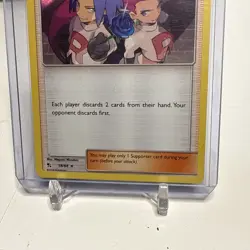 Pokemon Card Jessie and James 58/68 Hidden Fates Holo NM - Image 2