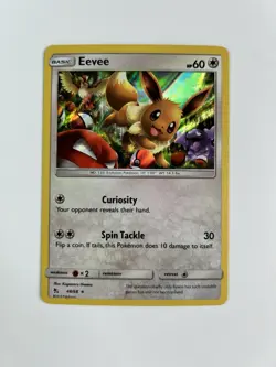 Eevee 48/68 Holo Hidden Fates Pokemon Card * Near Mint - Image 1